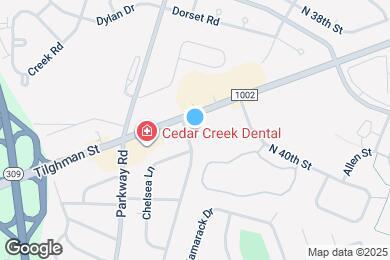Map image of the property - 4096 W Tilghman St