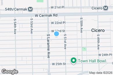 Map image of the property - 5124 W 23rd Pl
