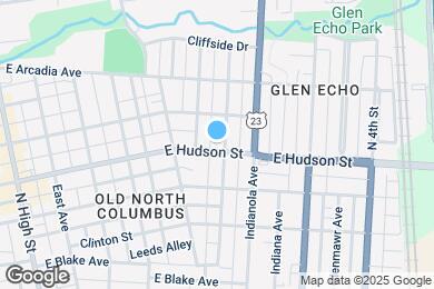 Map image of the property - 284 E Hudson St