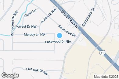 Map image of the property - 2296 Lakewood Dr NW