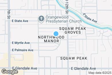 Map image of the property - 1117 E Nicolet Ave