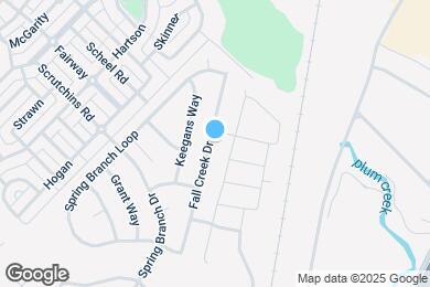 Map image of the property - 216 Fall Creek Dr