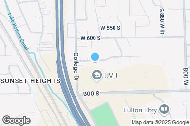 Map image of the property - 1129 W 680 S