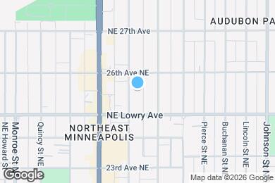 Map image of the property - 2531 Polk St NE