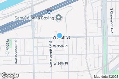 Map image of the property - 2629 W 35th St