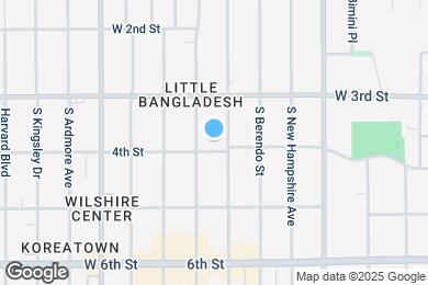 Map image of the property - 3611 1/2 W 4th St