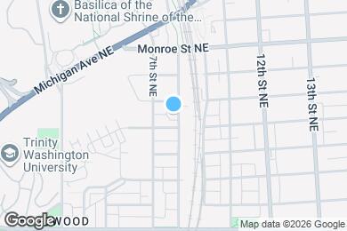 Map image of the property - 3212 8th Street, NE
