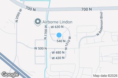 Map image of the property - 1572 W 540 N