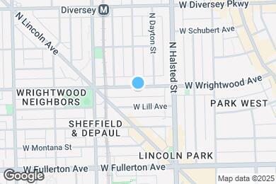 Map image of the property - 857 W Wrightwood Ave