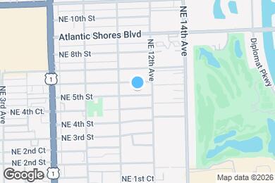 Map image of the property - 1101 NE 5th St