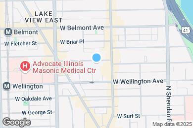 Map image of the property - 627 W Barry Ave