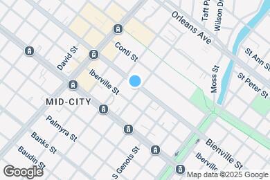 Map image of the property - 3806 Bienville St
