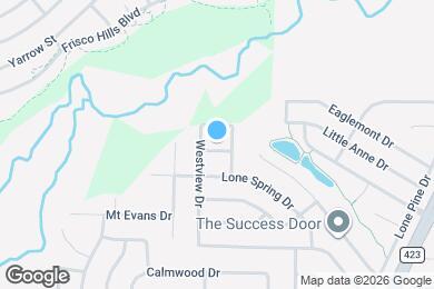 Map image of the property - 15008 Waters Dr
