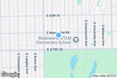 Map image of the property - 6620 S Drexel Ave