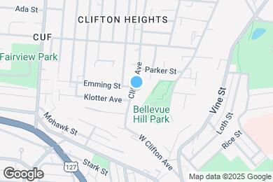 Map image of the property - 2152 W Clifton Ave