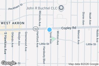 Map image of the property - 814 Dover Ave