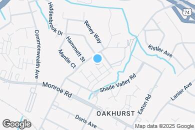 Map image of the property - 1736 Town Oak Ln