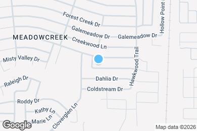 Map image of the property - 2616 Harvest Moon Dr
