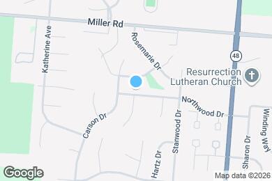 Map image of the property - 206 Northwood Dr