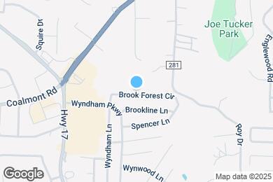 Map image of the property - 9458 Brook Forest Cir