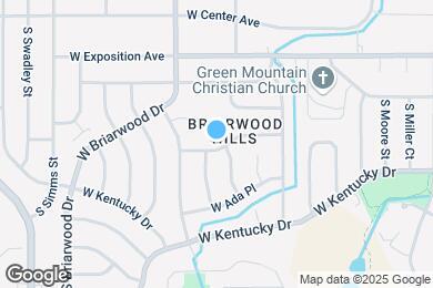 Map image of the property - 11175 W Ohio Dr