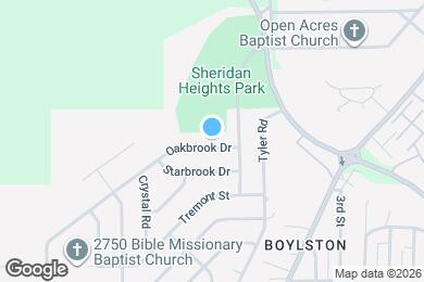 Map image of the property - 1149 Oakbrook Dr