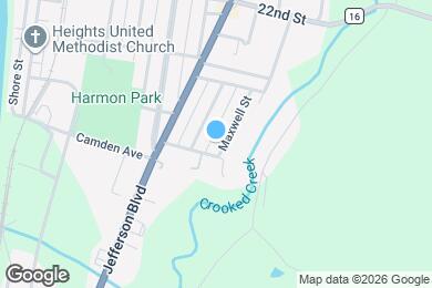 Map image of the property - 1915 Maxwell Ave