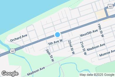 Map image of the property - 2305 Adams Ave