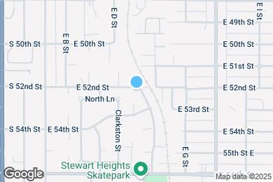 Map image of the property - 5202 E E St