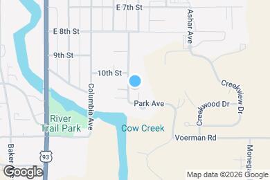 Map image of the property - 1021A Park Ave