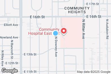 Map image of the property - 1413 N Downey Ave