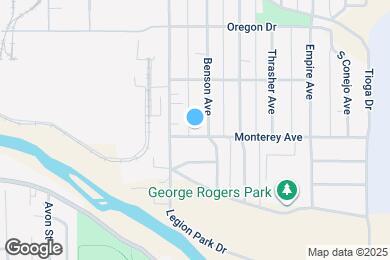 Map image of the property - 1323 Monterey Ave