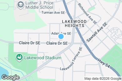 Map image of the property - 192 Claire Dr SE