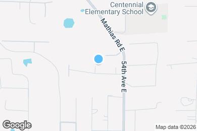 Map image of the property - 24605 52nd Ave Ct E