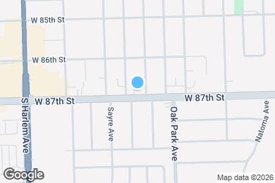 Map image of the property - 6908 W 87th St