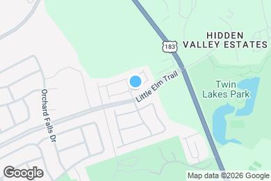 Map image of the property - 1401 Little Elm Trl