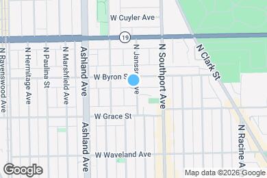 Map image of the property - 3842 N Janssen Ave