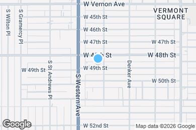 Map image of the property - 1613 W 49th St