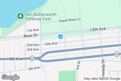Map image of the property - 171 15th Ave