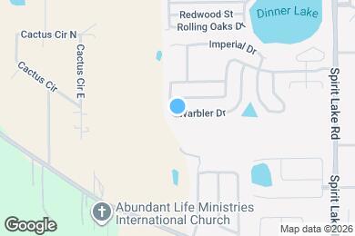 Map image of the property - 3952 Warbler Dr