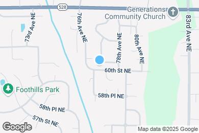Map image of the property - 7702 61st St NE