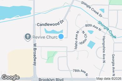 Map image of the property - 7201 79th Ave N