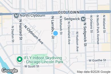 Map image of the property - 1453 N Larrabee St