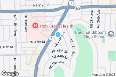 Map image of the property - 4525 NE 21st Ave