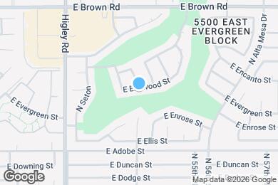 Map image of the property - 5359 E Elmwood St