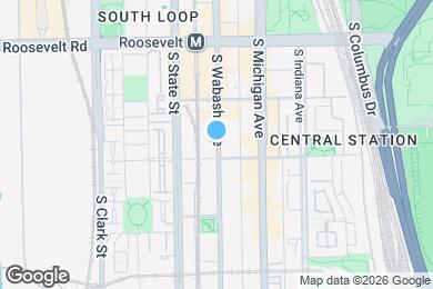 Map image of the property - 1372 S Wabash Ave