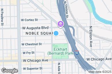 Map image of the property - 1361 W Walton St