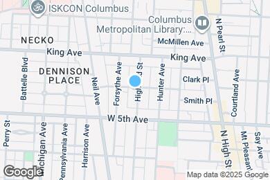 Map image of the property - 1321 Highland St