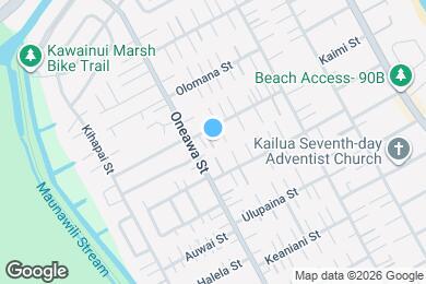 Map image of the property - 447A Manono St