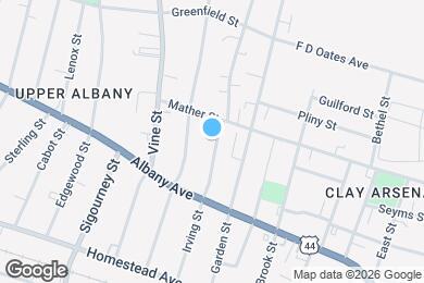 Map image of the property - 121 Irving St